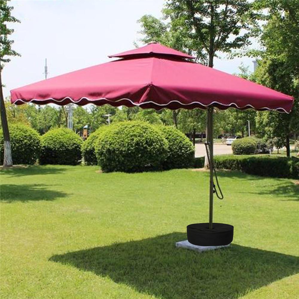 Мешок с песком для зонта, весовой мешок для навеса, круглые мешки с песком 15 дюймов для уличной пляжной палатки с навесом от солнца