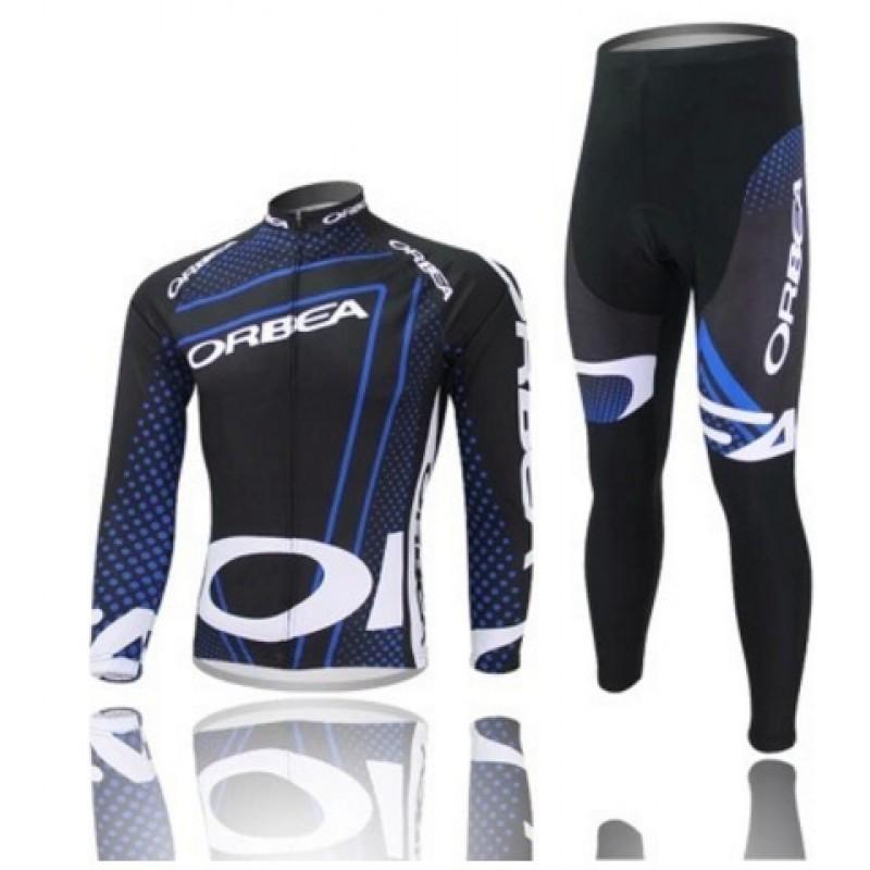 Long Sleeve Cycling Jersey Set Breathable Unisex Road Mountain Bike Apparel