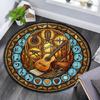 Celtic Musical Harmony Round Area Rug Under Office Chairs Bedroom Living Room Home Decor