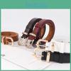 Stylish Style Minimalist Pu Belt With Alloy Pin Buckle For Daily Suitable Use