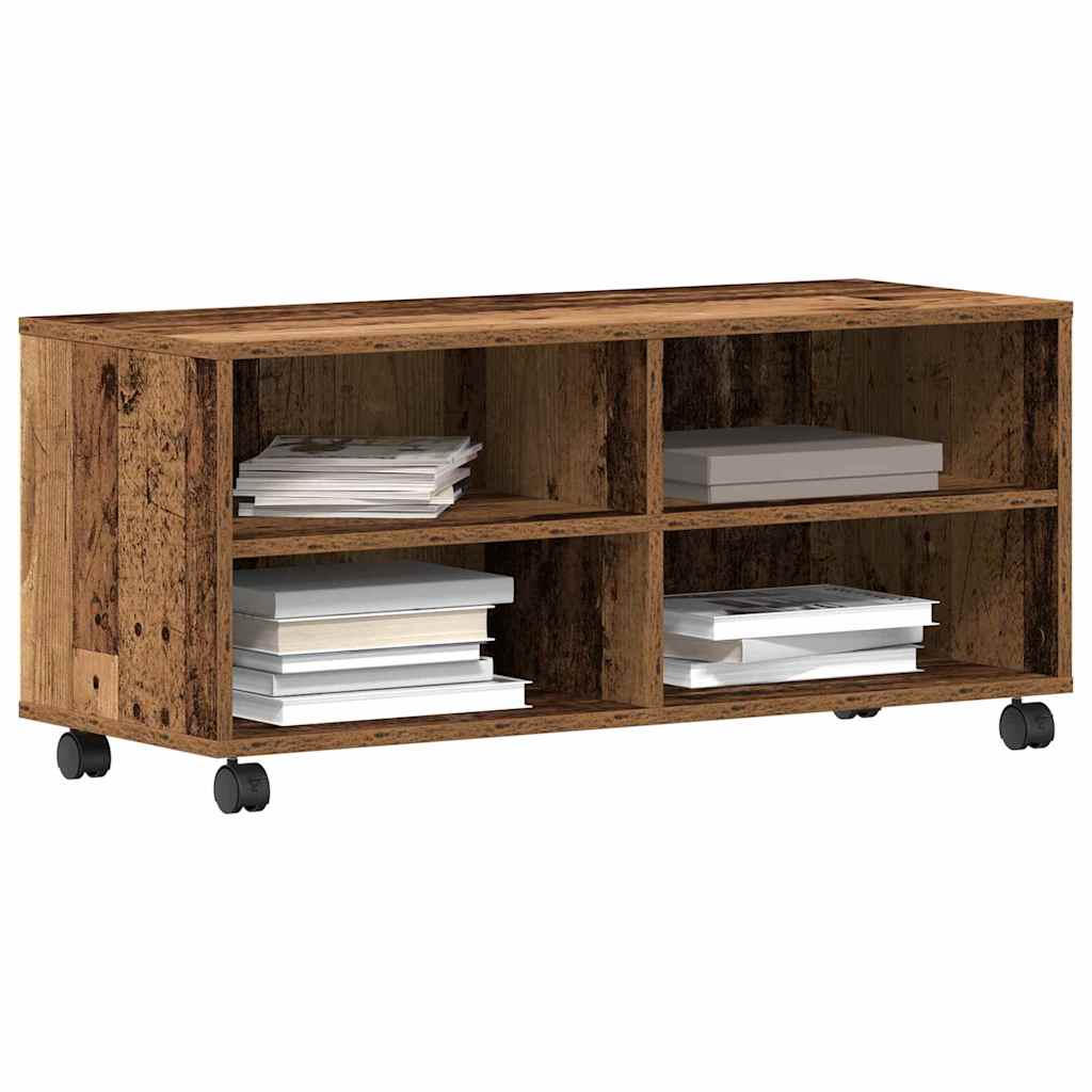 TV Stand in Brown 90 x 35 x 40.5 cm Particleboard