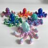 1 шт. 3D-печатная игрушка-осьминог с подвижными суставами, смешное украшение для рабочего стола, движущиеся части, подарок для детей, развивающая поделка, орнамент