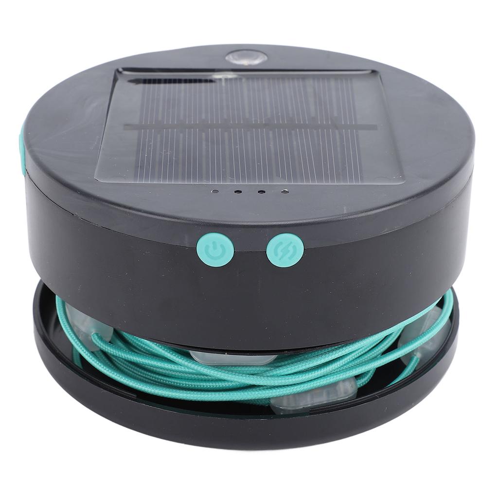 Солнечная гирлянда, работающая от солнечной энергии, перезаряжаемая через USB, светодиодная лампа для кемпинга, водостойкая, для внутреннего и наружного украшения патио, батарея 1500 мАч