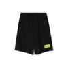Li Ning Sports Fashion Series Loose Knit Sports Shorts Men Shorts Black AKSR461-1