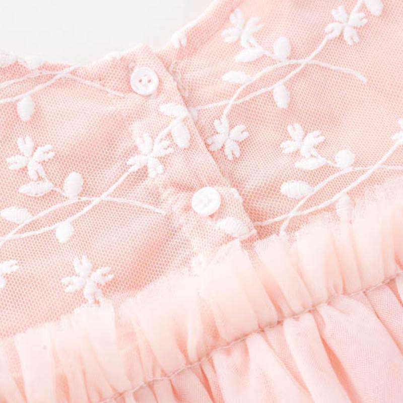 Детская одежда, весна-лето, тонкое кружевное тюлевое платье с длинными рукавами, корейский стиль, модные сетчатые платья принцессы для девочек, милые сказочные платья