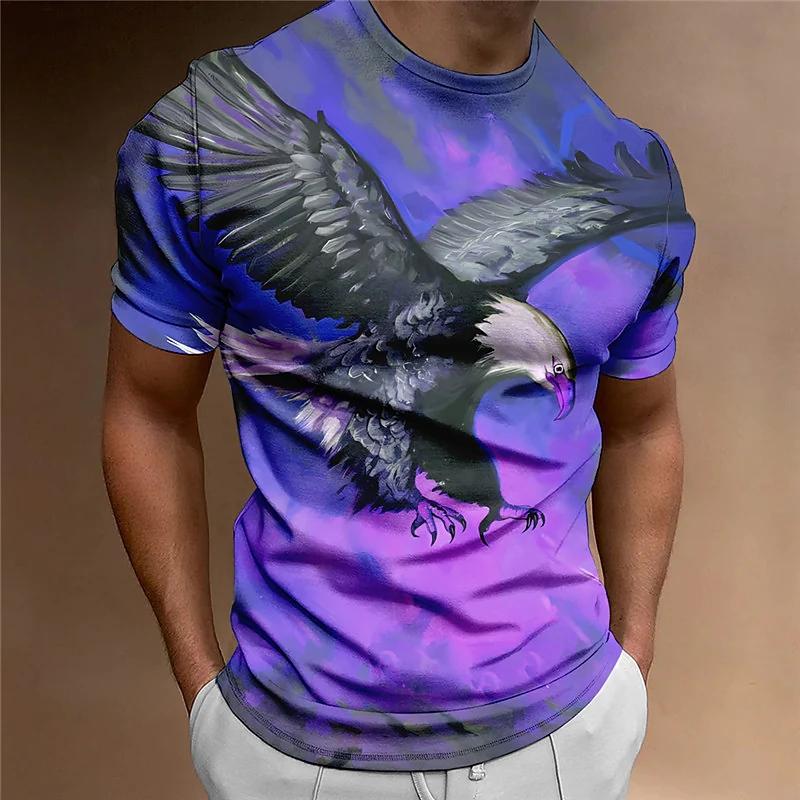 American Eagle Tees Graphics 3D Printing Mens T-shirt Fashion Casual Tops Unisex Oversized O-Neck Short Sleeve T Shirts