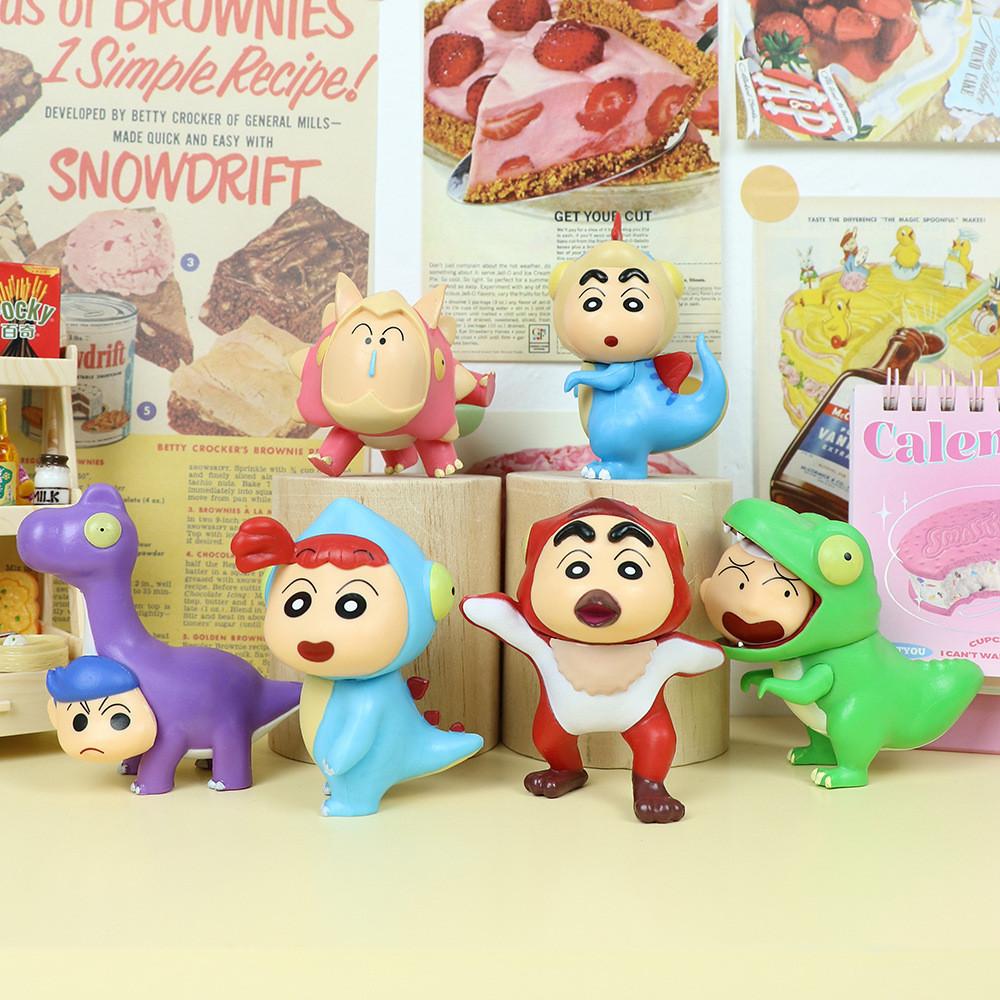 High Quality Crayon Shinchan Dinosaur Themed Action Figures For Collectors And Kids