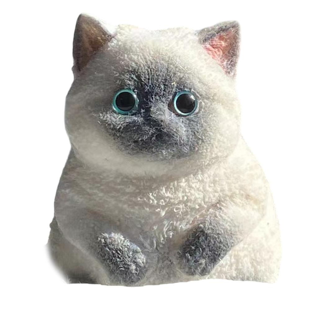 Новинка, розыгрыш, фигурка котенка, сжимающая игрушка, новинку, кляп, настольная игрушка, расслабляющая игрушка для снятия стресса, щипок, котенок