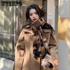 Couple Autumn Winter Casual Versatile Scarves Retro Elegant Plaid Printed Scarves Cold-proof Windproof Warm Outdoor Scarves
