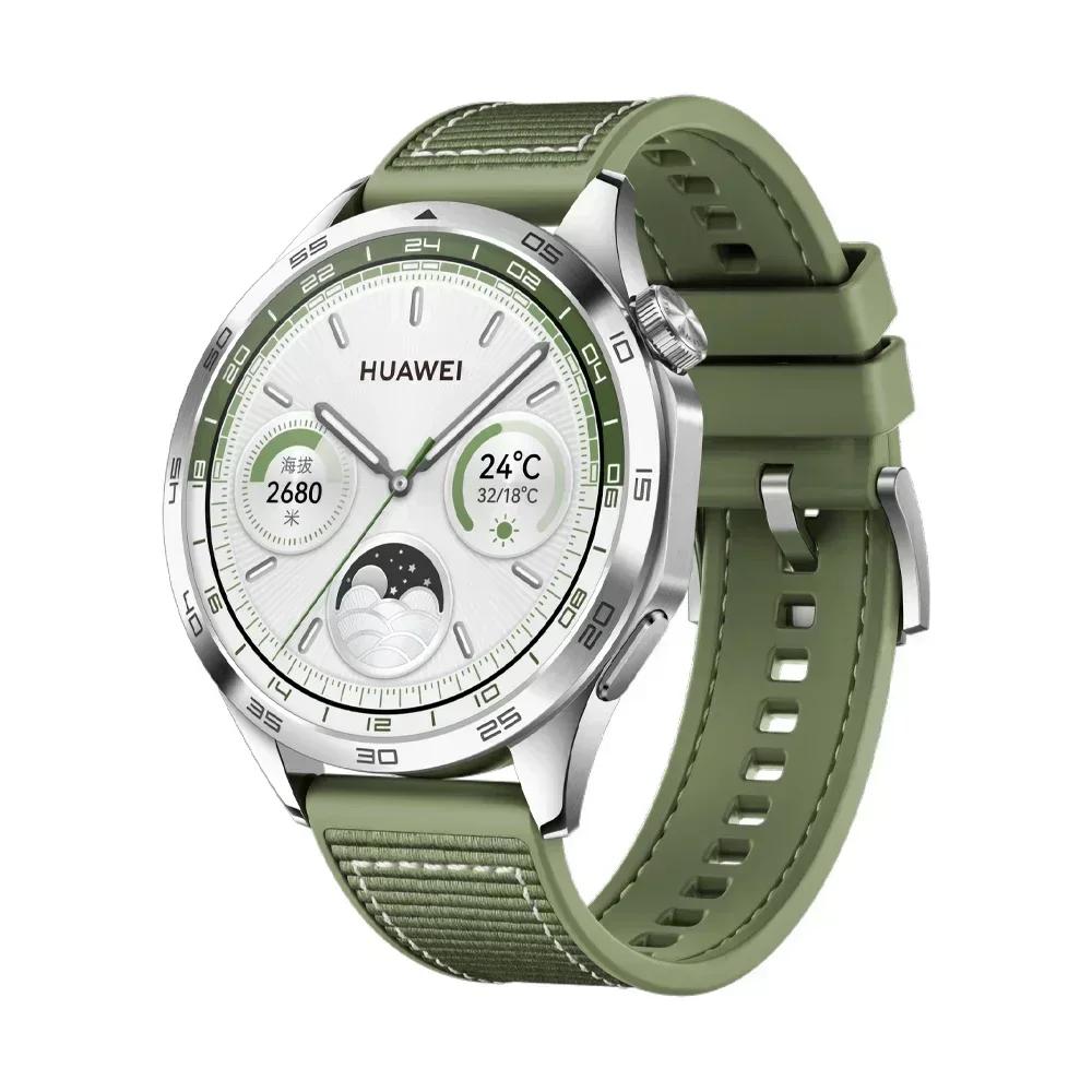 22-миллиметровый ремешок для часов HUAWEI WATCH GT2 Pro GT3 42MM 46MM Умные часы Ремешок Huawei GT4 46MM GT Runner Силиконовый+Нейлоновый плетеный браслет