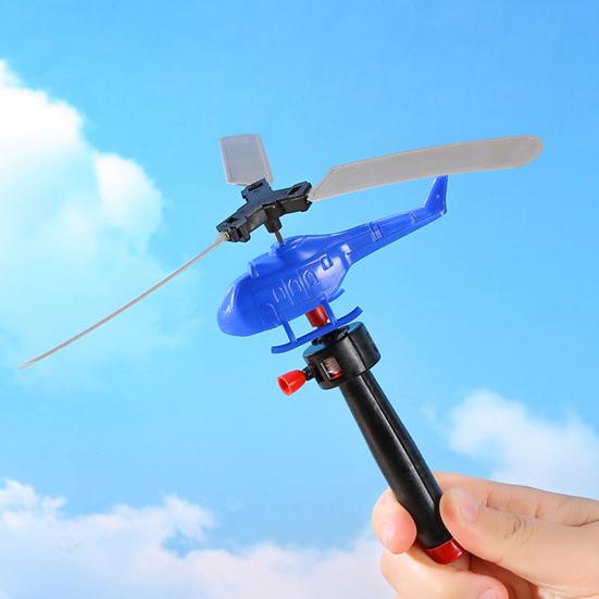 8 шт., игрушка-пусковая установка для вертолета, крытый и открытый сад, двор, лужайка, красочный мини-вертолет, самолет, летающая игрушка, подарок для малышей, мальчиков и девочек