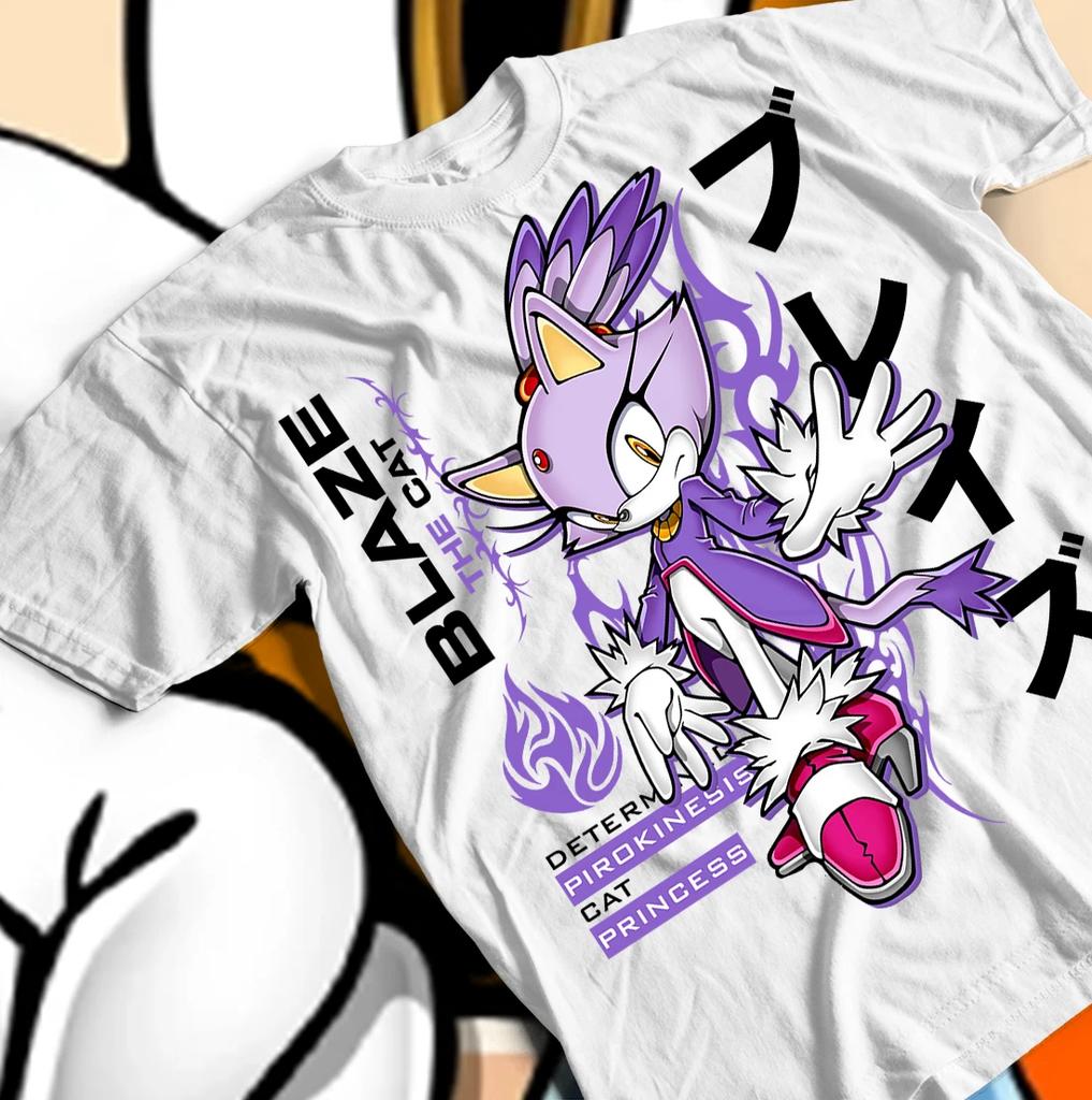 Футболка BLAZE Ежик Герои Tee Sonic Heroes Винтажная Подарочная Футболка Все Размеры