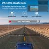 2K WiFi 1400P Мини Скрытая Видеорегистратор для Автомобилей с 1,5-дюймовым экраном Видеокамера на Приборной Панели Передний Регистратор Встроенный WiFi,Ночное Видение,WDR,Приложение