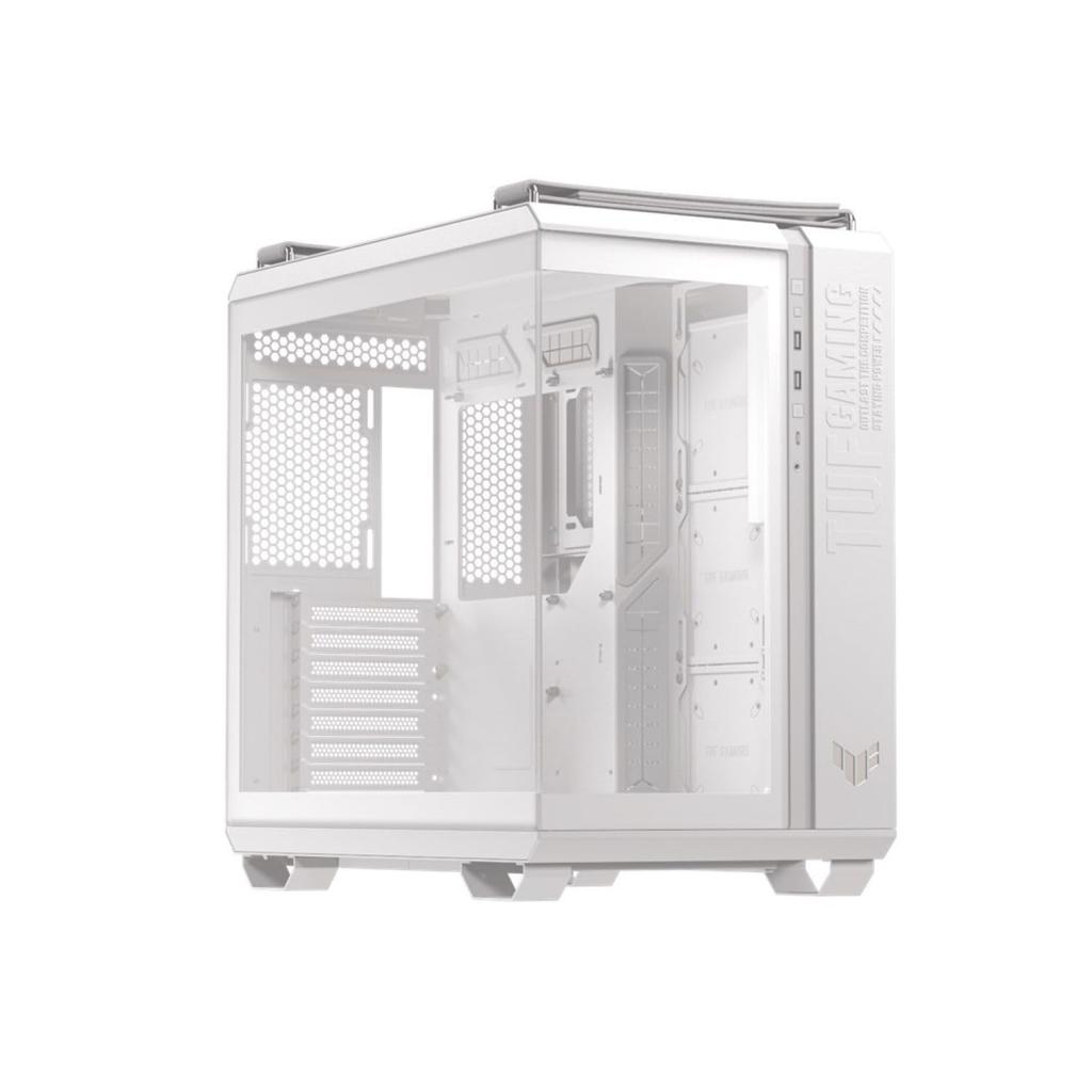 ASUS TUF Gaming GT502 Horizon white tower camera авторизованный дистрибьютор продукт Белый/ATX/Mid case/Закаленное стекло/Pillarless/Двойная конструкция/Домашний