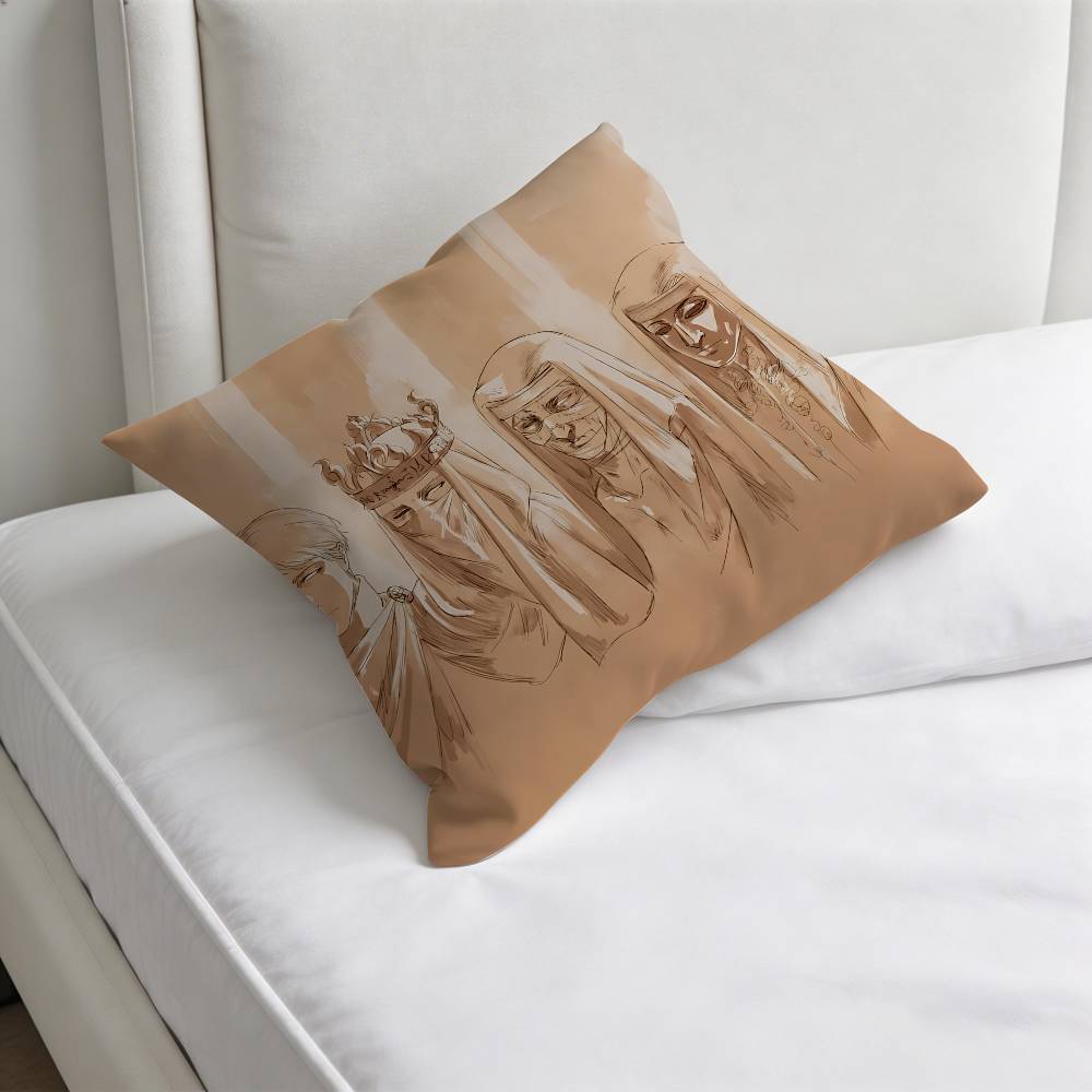 Cool Baldwin IV of Jerusalem Decorative Square Pillow Cover Modern Cushion Case for Living Room Bedroom