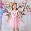 Fairy Wing for Girls Women Organza Cosplay Costume for Cosplay Wings Halloween Butterfly Party Accessory