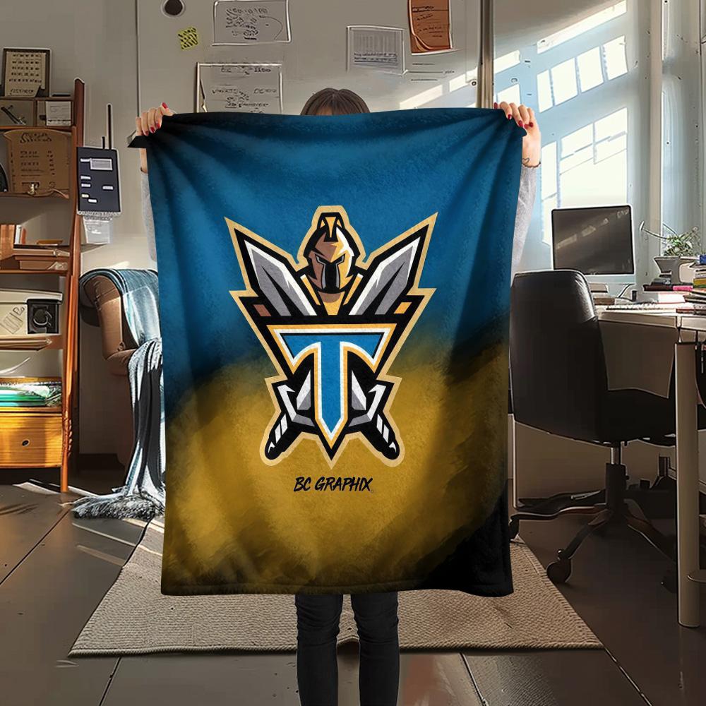 Gold Coast Titans Flannel Blanket, High quality Comfortable for All Seasons, Home Decor, Warmth and Comfort