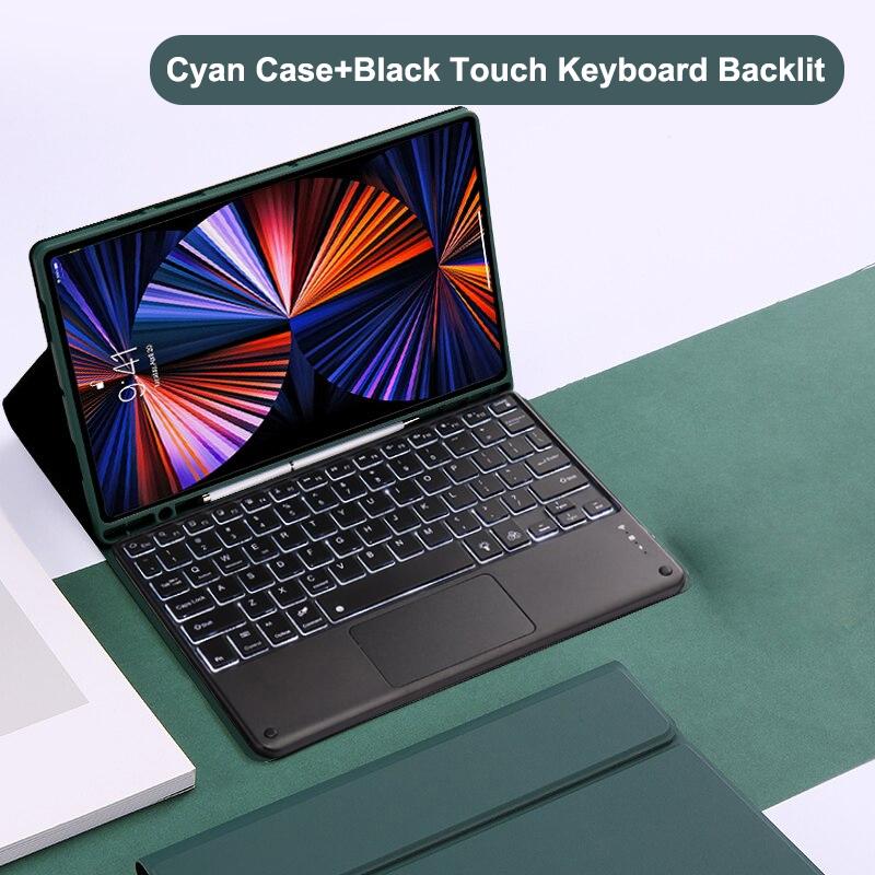 Case Keyboard For iPad Air Pro 11 13 2024,For iPad 10.2 7/8/9th 10th Generation Air 4 5 Pro 11 12.9 Cover With Backlit Keyboard
