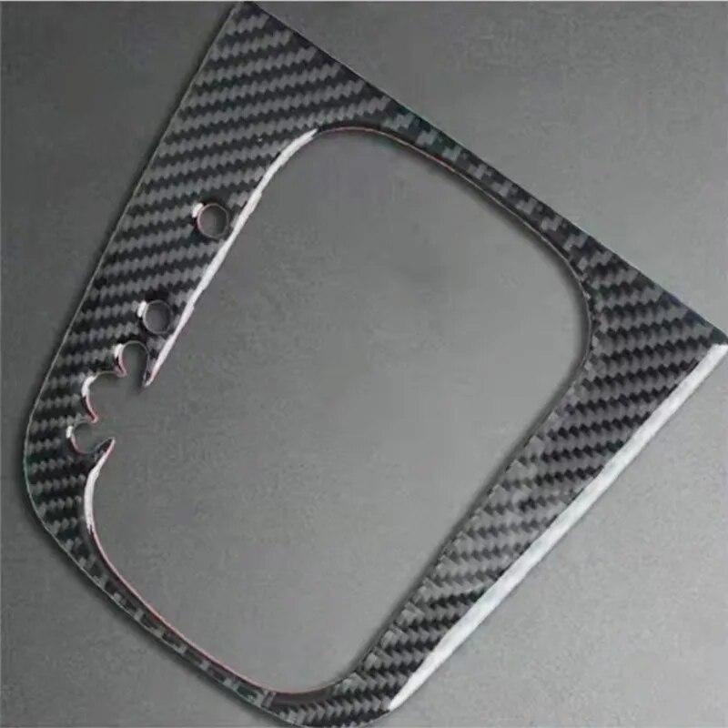 Carbon Fiber Car Interior Trim Strips For Volkswagen VW Scirocco Center Console Gear Shift Frame Panel Sticker Car Accessories