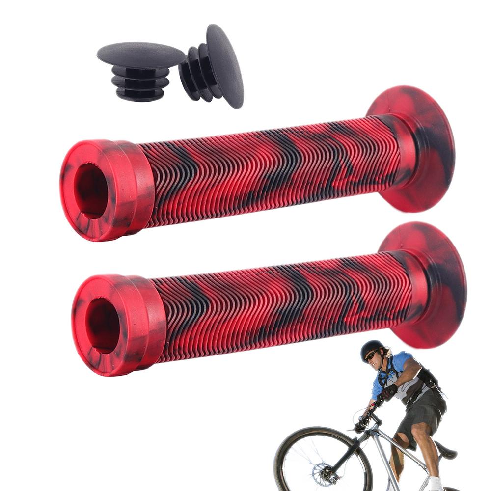Cycling Handlebar Grips Bicycles Grip Protector Riding Handle Rubber Grips Non-slip Handlebar Grips For Enhanced Control Bikes