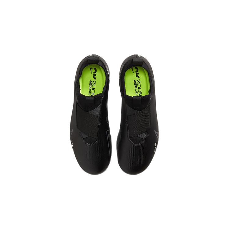 Nike Футбольные бутсы Zoom Vapor 15 Синтетическая кожа Нескользящая Амортизация Устойчивость к истиранию Низкие Черные Детские DJ5618-001