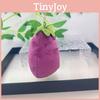 Adorable Plush Vegetable Doll Keychain Soft Pp Cotton Cute Eggplant Pendant Gift