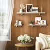 Imitation Wood Grain Wall Grille PVC Self-adhesive Waterproof And Moisture-proof Wall Stickers TV Background High-end Wallpaper