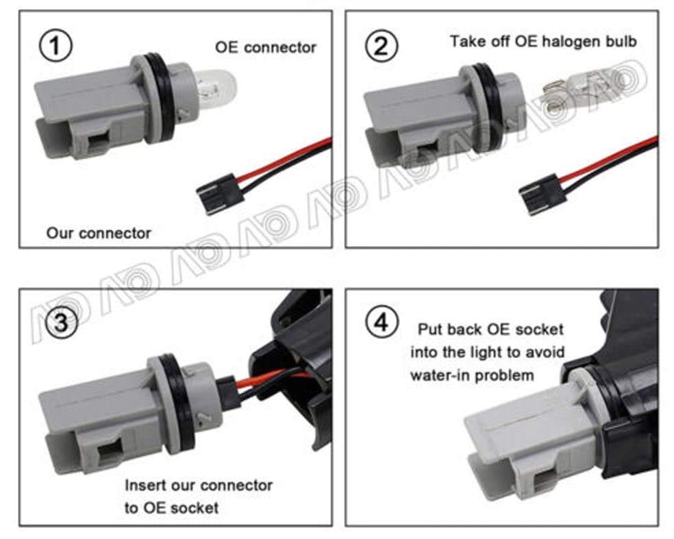Совместимые светодиодные боковые указатели поворота MINI для и R53 hotimp® Маркеры/Указатели поворота (чистый) R50, R52,