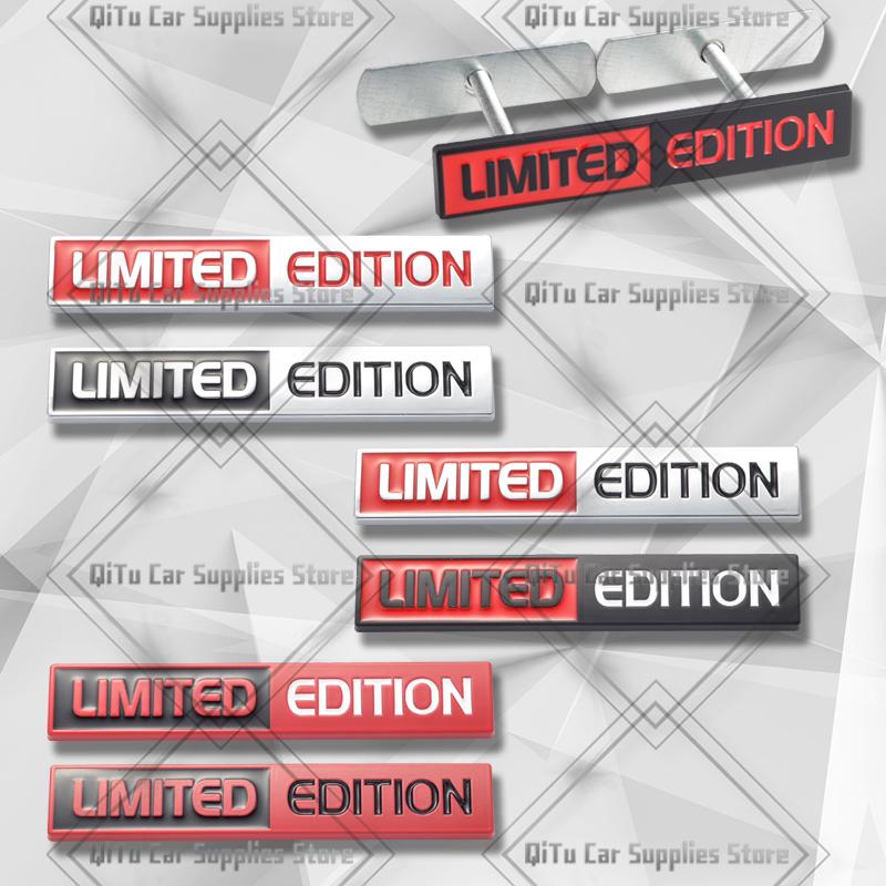 Zinc Alloy Limited Edition Badge Car Body Trunk Emblem 3D Grille Sticker For Toyota Honda Hyundai Dacia Volvo Kia Opel Ford Jeep oi1