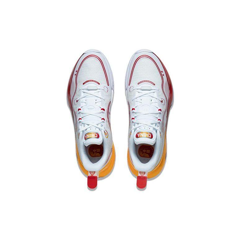 Баскетбольные кроссовки Li Ning Yu Shuai Evolution Low мужские кроссовки белые красные желтые ABAS161-7
