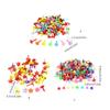 100Pcs Colored Split Pins Metal Paper Fasteners Round Brads Heart Brads Flower Brads Scrapbooking Brads for Paper Craft