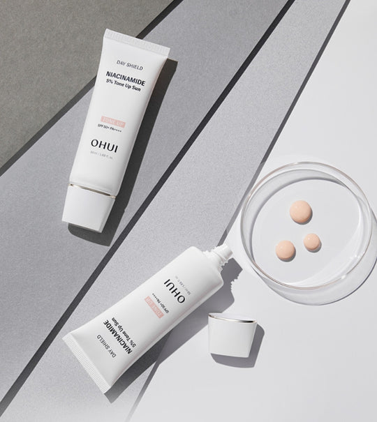 O HUI Day Shield Ниацинамид 5% Тон-ап Солнечный Специальный Набор SPF50+ PA++++ ОРИГИНАЛЬНЫЙ МАГАЗИН