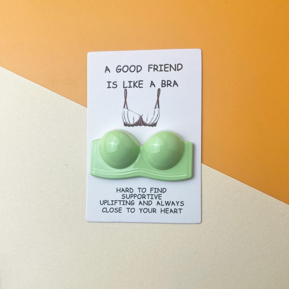 Мини-карман из смолы Hugs a Good Friend Is Like a Bra Упаковка украшена на Новый год, карнавал