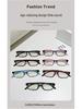 Stylish Cat-Eye Myopia Glasses: Slim Two-Tone Frame for Women