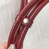 Solid Color Glossy Black Shoulder Bag Korean Style Small Square Bag French Underarm Bag  Girls