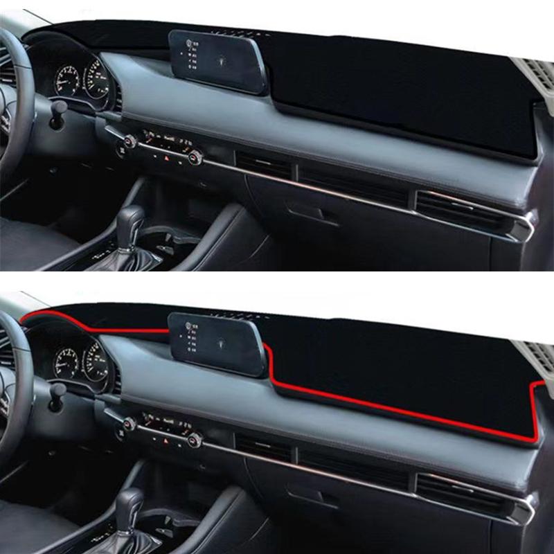 For Mazda 3 Axela BP      2024 2025 Car Dashboard Cover Dash Mat Sunshade Cushion Carpet Anti-UV Accessories