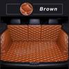 Custom Car Trunk Mat For BORGWARD BX7 6-Seat 7-Seat 2016 2017 2018 Interior Accessories Carpet Luxury Durable Leather Carpet