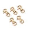 WUTA Brass Keychain with 8mm Swivel Perfect for DIY Leather and More 5-Piece Snaps, Crafts, Crafts,