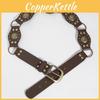 Boho Chic Vintage Waist Belt With Metal Buckle And Handcrafted Detailing For Women