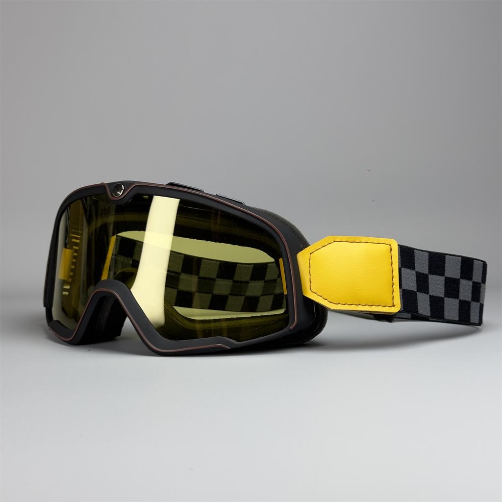 Ретро очки для езды на мотоцикле Cafe Racing Motorcycle MX ATV Classic Ветрозащитные очки Солнцезащитные очки для бездорожья Очки для катания на лыжах Уличные очки унисекс