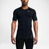 Nike T Shirts Men's Black Crew Neck Moderate Straight Fit 826593-010