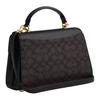 New COACH Eliza Artificial Leather Handbag Crossbody Bag Large Size Women's Black CW012-IMXAQ