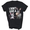 I Don't Give A Rats Ass Mouse Donkey Funny Unisex Shirt Gift