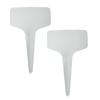 Replacement Garden Labels Label Tag Markers Flower Matte Finish Nursery Parts Pratical Reuseable 100PCS 6x10cm