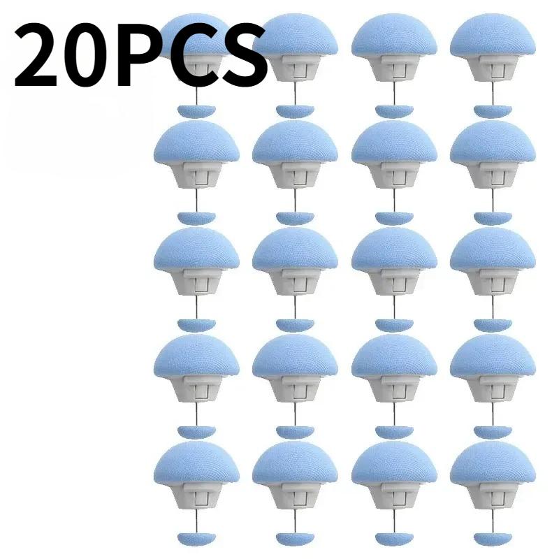 20-1PC Mushroom Quilt Holder Fixator Grippers Non-slip Quilt Blanket Clip One Key To Unlock Blankets Cover Fastener Clip Holder