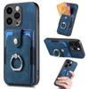 PU Leather Magnetic Card Wallet Ring Holder Phone Case for iPhone 15 14 Plus 13 12 11 Pro XSMAX for Samsung S23 S22 S21 Ultra Plus A05 A14 A54 A13 A53