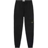 FW24 Solid Color Elastic Waist Logo Casual Pants Men Pants Black 811564020-V0029