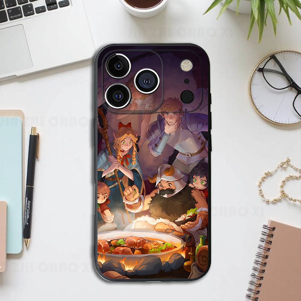 Cute Anime D-Delicious in D-Dungeon Silicone Phone Case For IPhone 17 16 15 14 13 12 11 X XS Plus Pro Max Shockproof Soft Cover