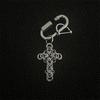 Y2K Cross Carabiner Keychain Religious Crucifix Key Clip Edc Gift For Men Camping Hiking Outdoor Climber