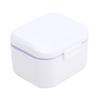 Portable Denture Retainer Soaking Case Multi-Purpose Mouthguards Braces Storage Box Nail Drill Tool Organizer